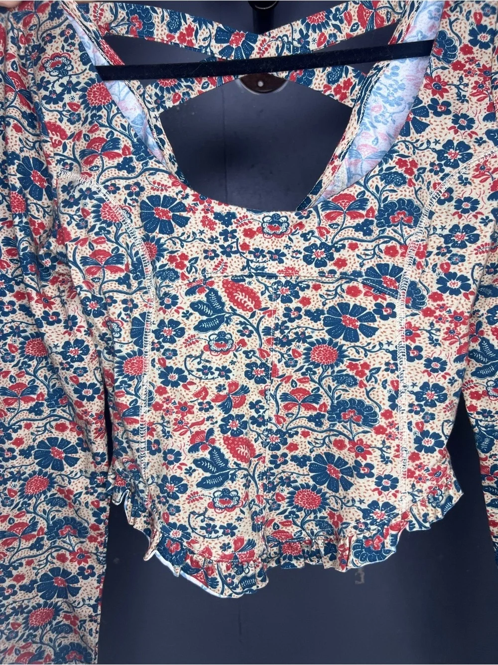 Free People Melanie Long Sleeve Top Medium